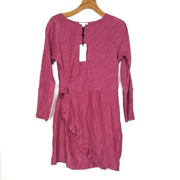 NwT Intropia pink long sleeve mini dress size38 - Picture 3 of 7